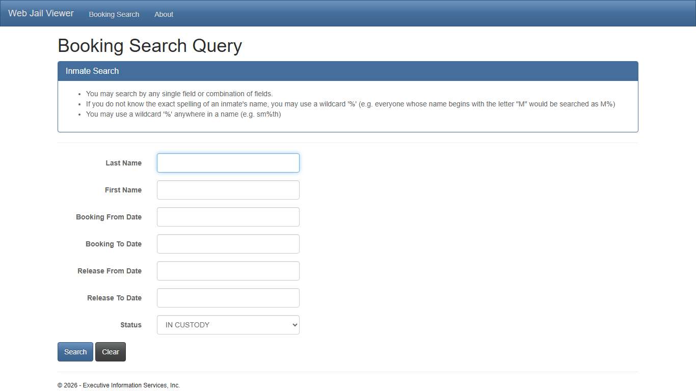 SelectListItems - Web Jail Viewer